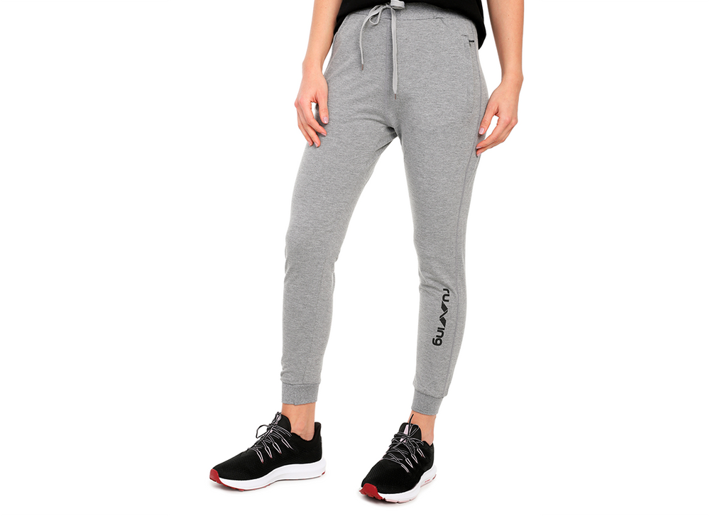 Pantalon deportivo gris básico para mujer
