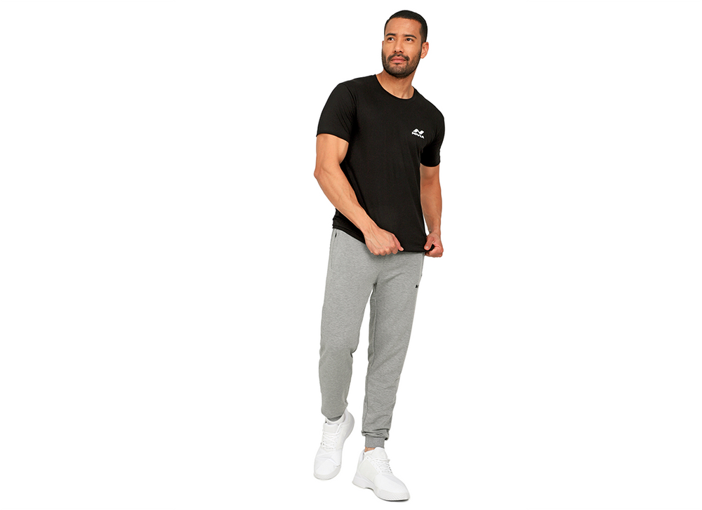 Pantalon deportivo gris claro para hombre