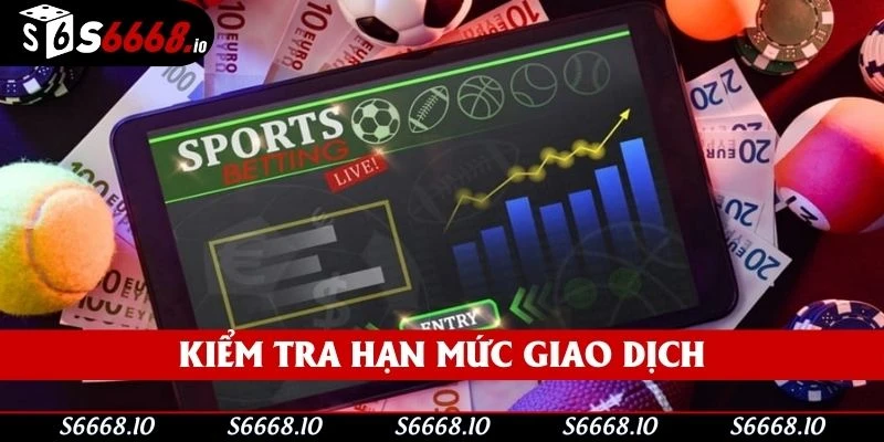 Cần kiểm tra lại hạn mức giao dịch phù hợp trước khi tiến hành rút Cần kiểm tra lại hạn mức giao dịch phù hợp trước khi tiến hành rút